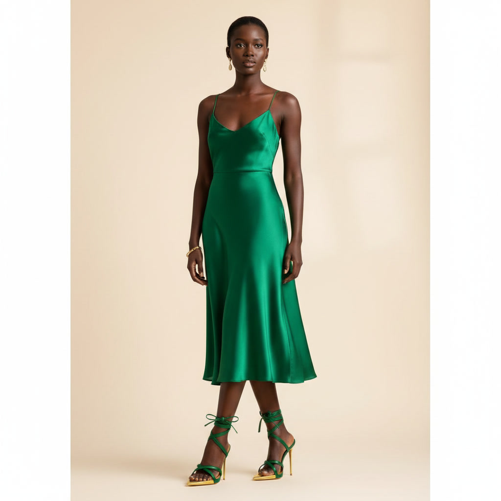 Émeraude Luxe Heart stiletto studio styling